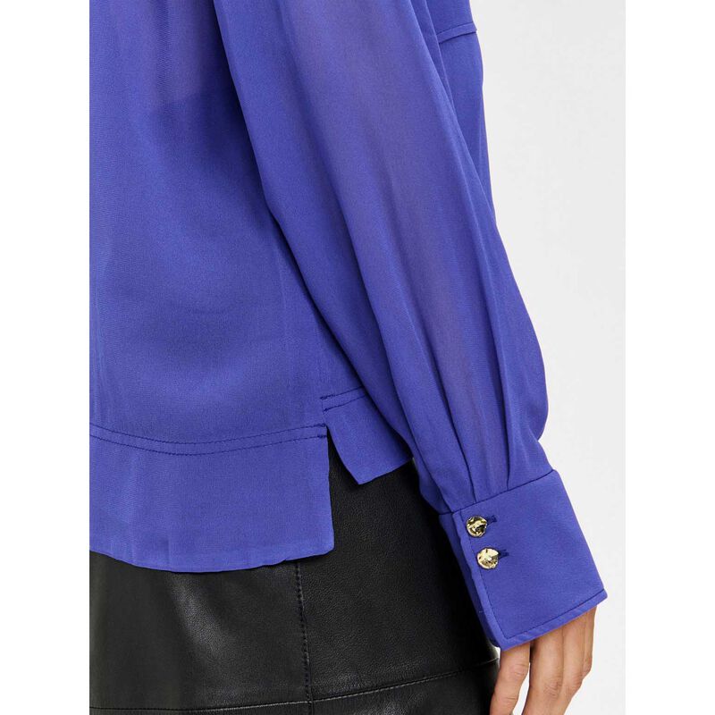 Veronika Maine Georgette Panel Seam Shirt image number 2